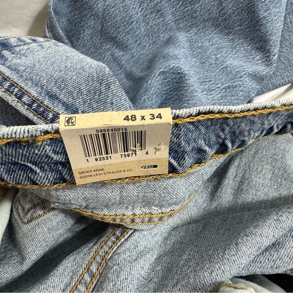 Levi’s 502 Regular Taper Jeans Size 48x 34 NWT - Picture 8 of 9